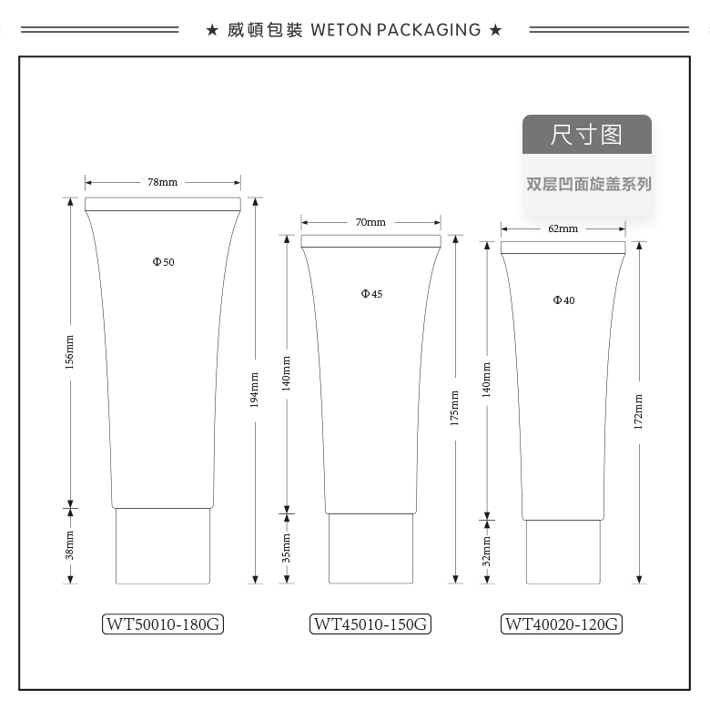 Φ40圆管+Φ40双层凹面旋盖（WT40020）