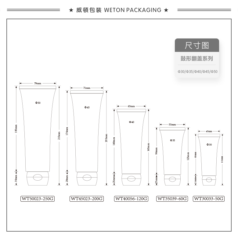 Φ40圆管+Ф40鼓形翻盖（WT40056）