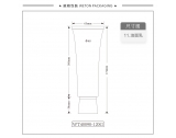 -★- 亚克力盖类 - Φ40圆管+Φ40亚克力方圆盖（WT40090）-2