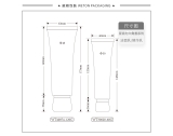 -★- 亚克力盖类 - Φ40圆管+Φ40亚克力六角盖（WT40074）-2